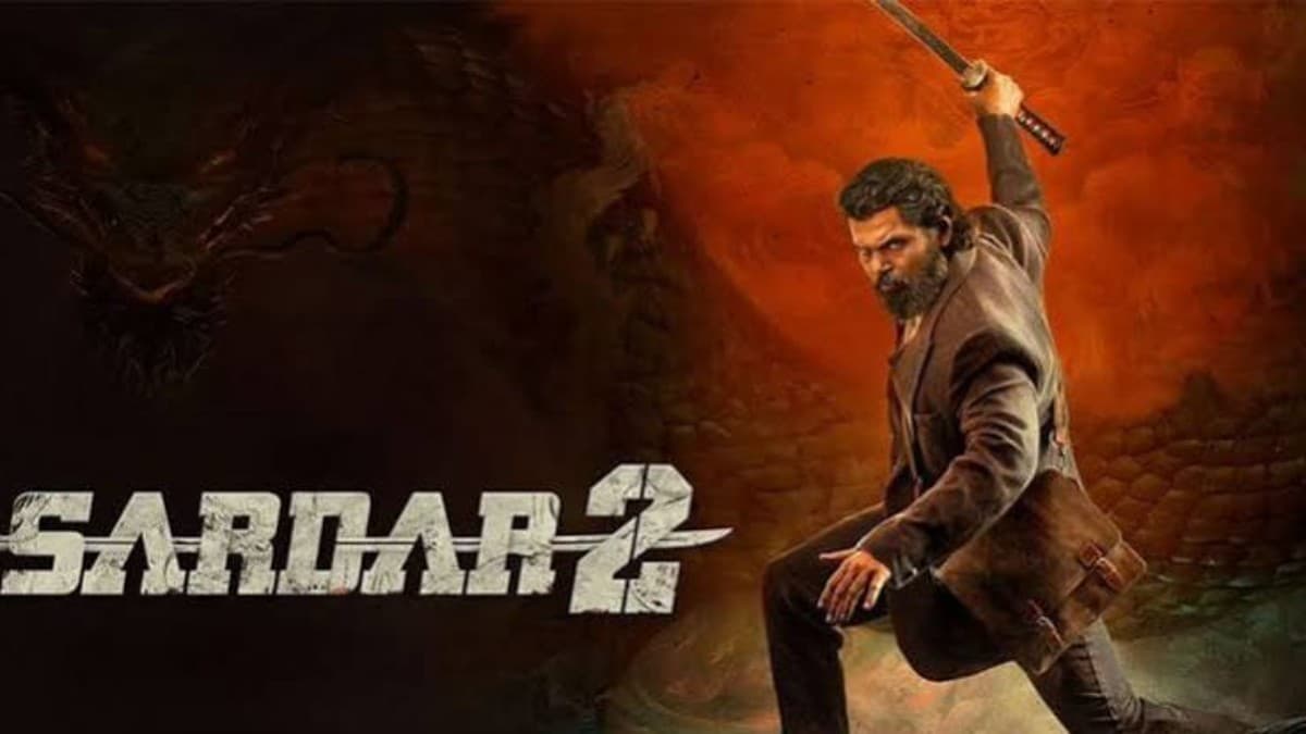 Karthi in the Telugu-dubbed spy action sequel Sardar 2