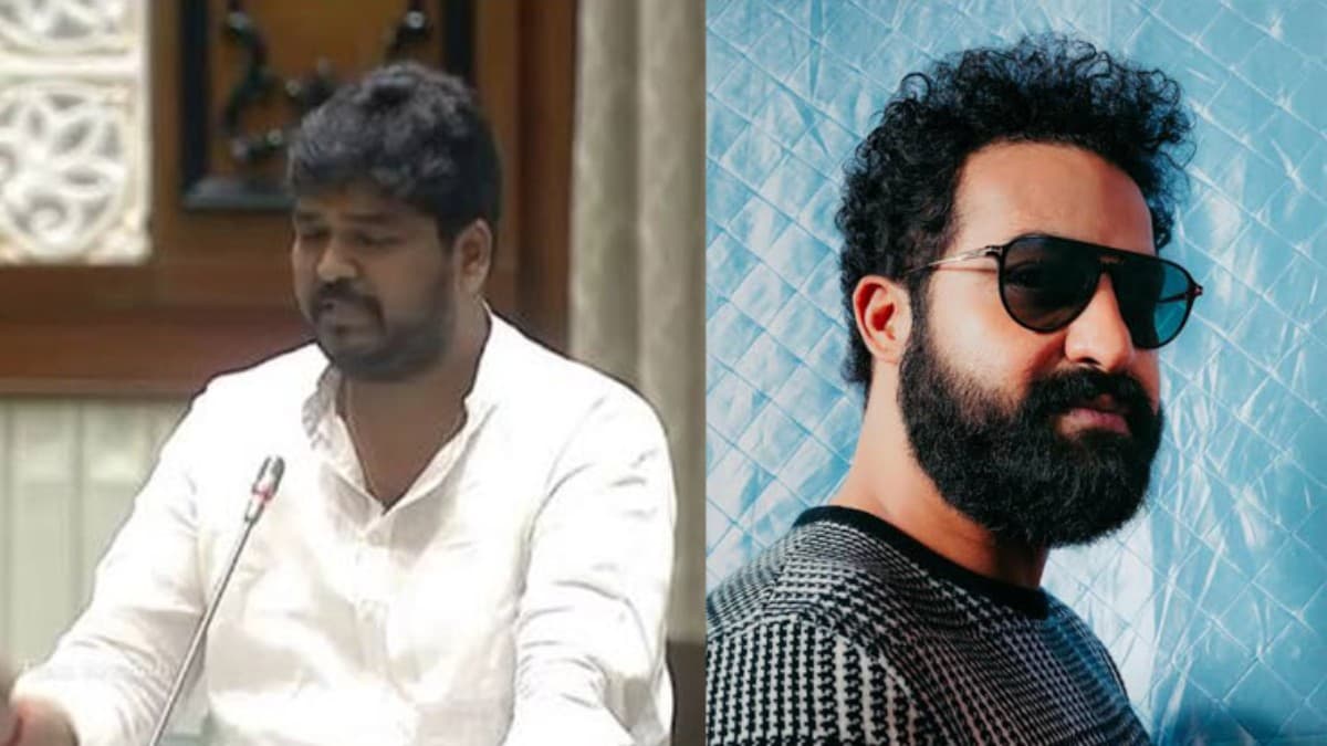Jr NTR government land controversy discussed in Telangana Assembly by MLA Naveen Yadav