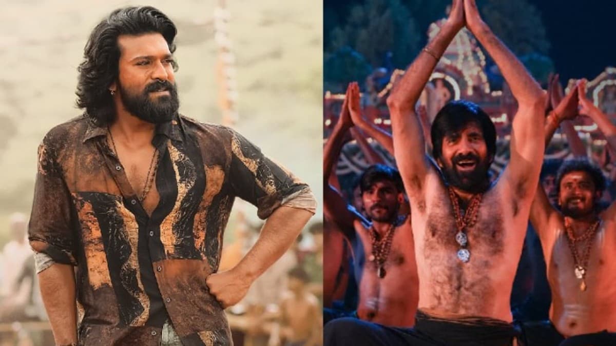 Ravi Teja in Irumudi and Ram Charan in Peddi as the films compete in 2026 Telugu theatrical footfalls